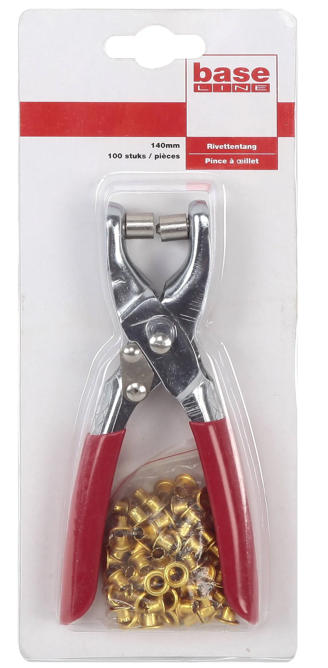 Brico Baseline Rivettentang + 100 Rivetten 140Mm Clearance