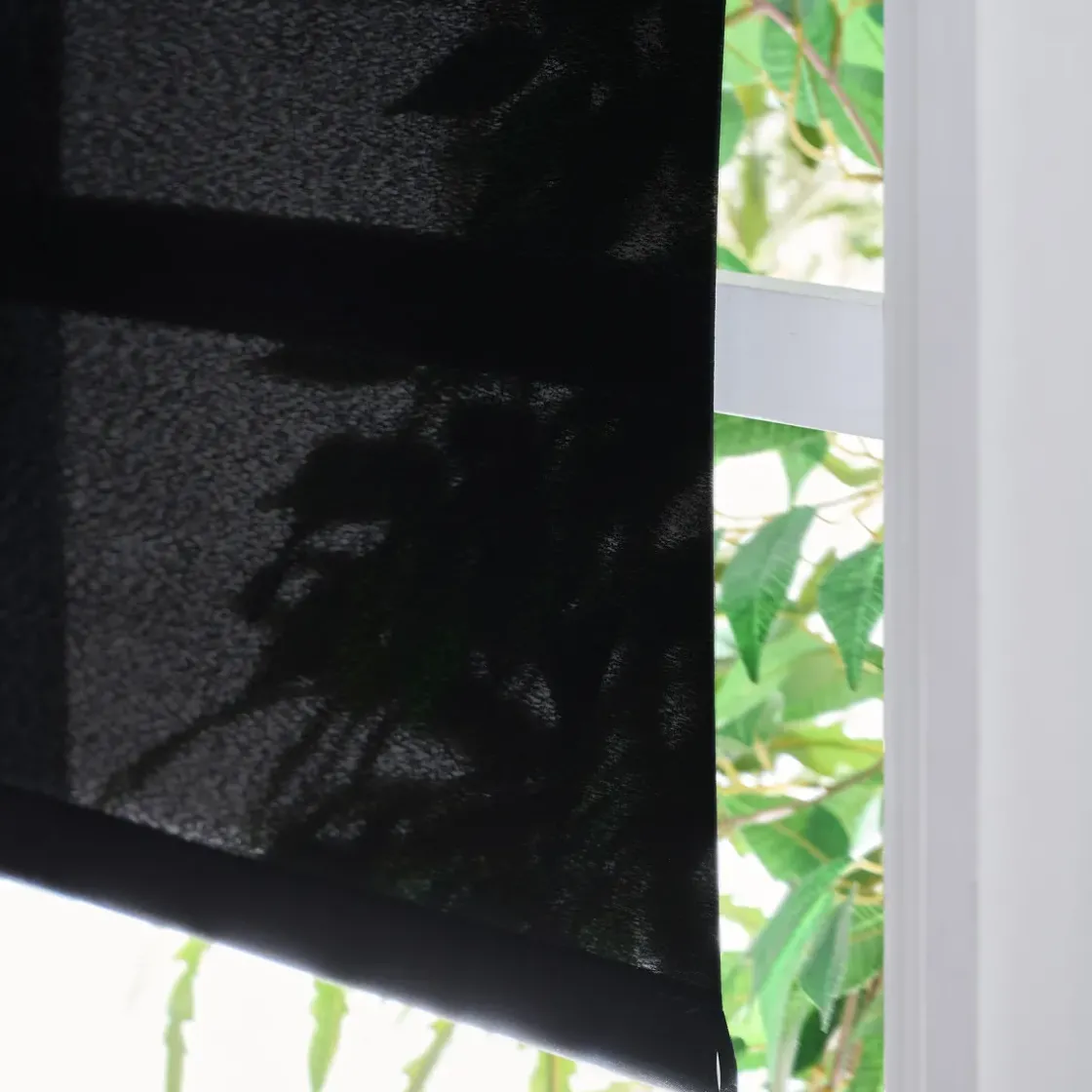 Baseline Rolgordijn Lichtdoorlatend Zwart 120X175Cm-Brico Outlet