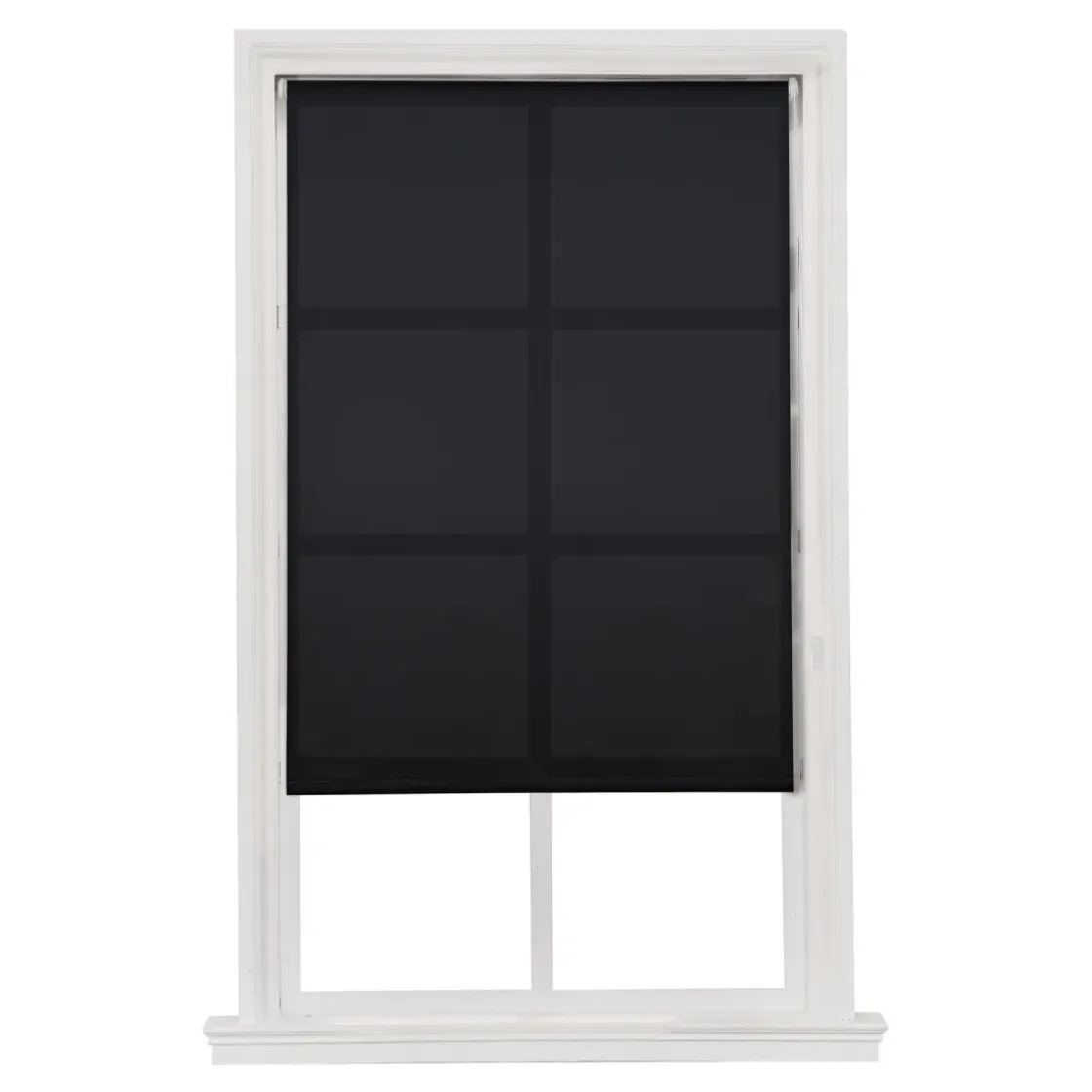 Baseline Rolgordijn Lichtdoorlatend Zwart 120X175Cm-Brico Outlet