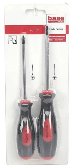 Brico Baseline Schroevendraaierset Pozidriv 2St. Hot