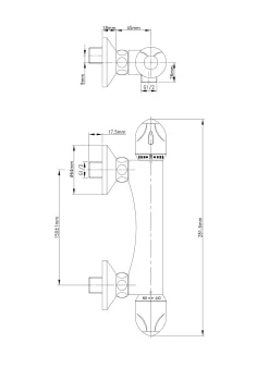 Brico Baseline Thermostatische Douchemengkraan Chroom 15Cm Hot