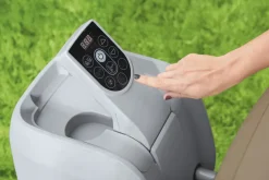 Bestway Lay-Z-Spa 60017, 916 L, 6 Personen, Rond, Bubbelmassage / Airjet, Beige, Wit-Brico Best