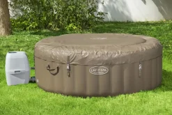 Bestway Lay-Z-Spa 60017, 916 L, 6 Personen, Rond, Bubbelmassage / Airjet, Beige, Wit-Brico Best