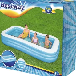 Bestway Opblaasbaar Familie Zwembad 305 X 183 Cm-Brico Discount
