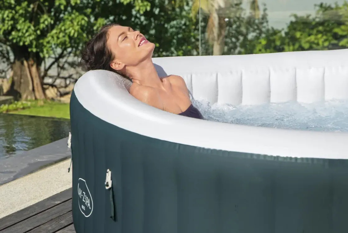 Bestway Opblaasbare Jacuzzi Lay-Z-Spa Ibiza Airjet 806L Groen 180X180X66Cm-Brico