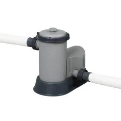 Bestway Opzetzwembad Power Steel Rechthoek Met Filterpomp O549X274X122Cm-Brico Sale