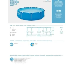 Bestway Zwembad Steel Pro Rond 305-Brico