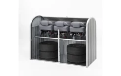 Biohort Opbergbox Storemax 190 Kwartsgrijs Metallic 97X190Cm-Brico Clearance