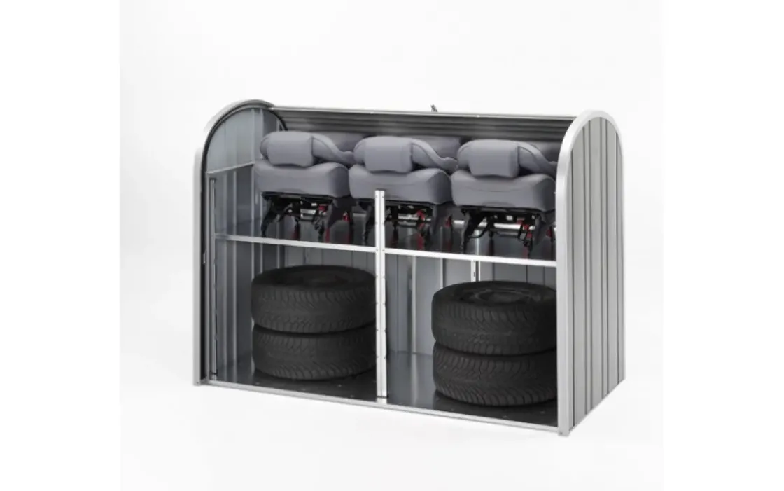 Biohort Opbergbox Storemax 190 Kwartsgrijs Metallic 97X190Cm-Brico Clearance