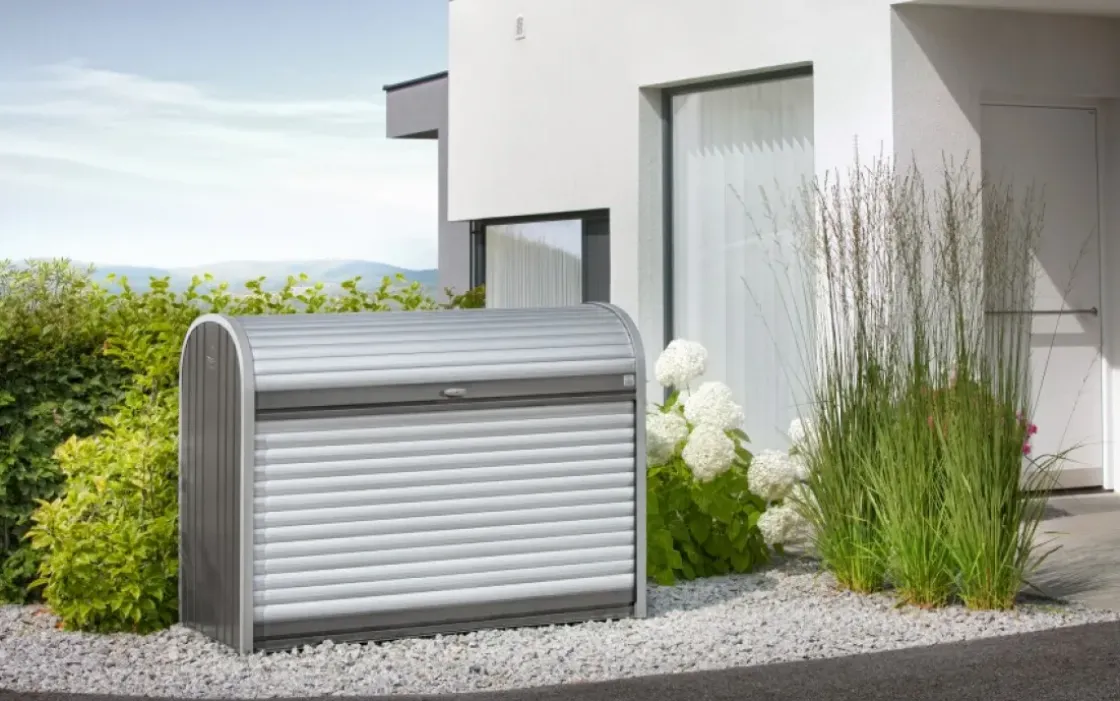 Biohort Opbergbox Storemax 190 Kwartsgrijs Metallic 97X190Cm-Brico Clearance