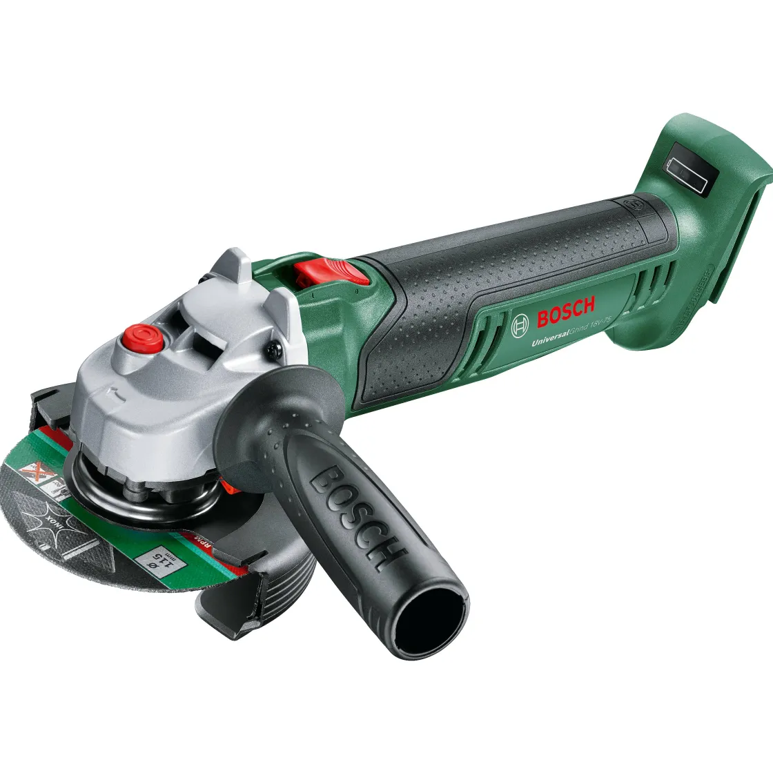 Brico Bosch Haakse Accuslijpmachine Universalgrind 18V-75 Baretool (Beschermkap, Handgreep, (18 V Accu, Lader En Slijpschijf (125 Mm) Niet Meegeleverd))