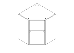 Brico Bovenkast Hoek Keuken Modulo Wit 65Cm Online