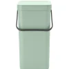 Brico Brabantia Afvalemmer Sort&Go 16L Jade Groen Clearance
