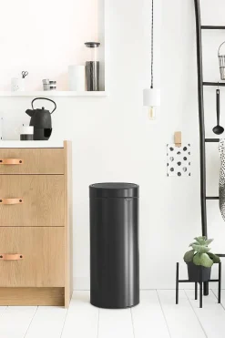 Brico Brabantia Afvalemmer Touch Bin New Matt Black 30L Online