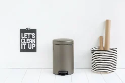 Brico Brabantia Pedaalemmer Newicon Platinum 12L Outlet