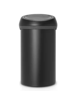 Brico Brabantia Pedaalemmer Touch Bin 60L Mineral Moonlight Zwart Discount