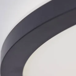 Brico Brilliant Plafondlamp Brennan Zwart 42Cm Neutraal Wit 24W Online