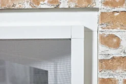 Cando Hordeur Comfort - Magnetische Hordeur - Wit Profiel - Grijs Gaas - 100X235Cm-Brico