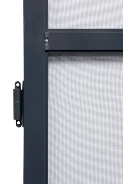 Cando Hordeur Premium - Magnetische Hordeur - Antraciet Profiel - Grijs Gaas - 100X235Cm-Brico Online