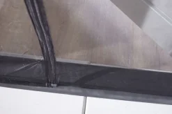 Cando Hordeur Standaard - Magneethor - Wit Profiel - Zwart Gaas - 95X235Cm-Brico Hot