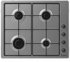 Brico Candy Gaskookplaat Chw6Lbx 60Cm Rvs Hot