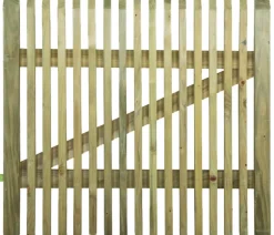 Cartri Tuinpoort Cordoba Rood Naaldhout 100X5X90Cm-Brico Sale