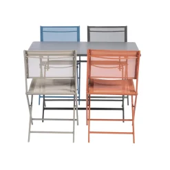 Central Park Bistrotafel Stacy Antraciet Staal 110X70Cm-Brico Sale