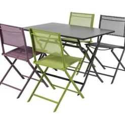 Central Park Bistrotafel Stacy Antraciet Staal 110X70Cm-Brico Sale