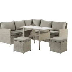 Central Park Dining Loungeset Rochelle Creme 5 Stuks-Brico Best
