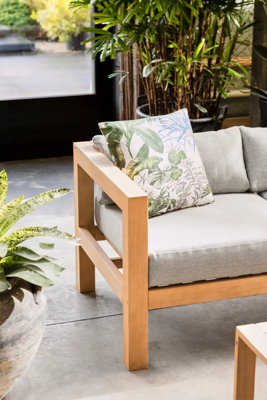 Central Park Hoekbank Loungeset Sorrento Acaciahout-Brico Discount