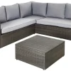 Central Park Hoekbank Loungeset Alea 3-Delig Staal Wicker-Brico Online