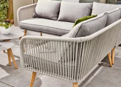 Central Park Ischia Aluminium/Textiel Loungeset 214X214Cm-Brico New