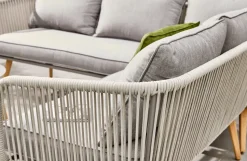 Central Park Ischia Aluminium/Textiel Loungeset 214X214Cm-Brico New