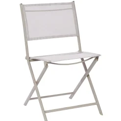 Central Park Strandstoel Stacy Textileen Taupe 52,5X46X81Cm-Brico New