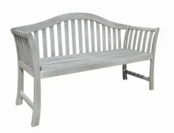 Central Park Tuinbank Beatriz 2-Zits Fsc Eucalyptus Grijs-Brico Clearance