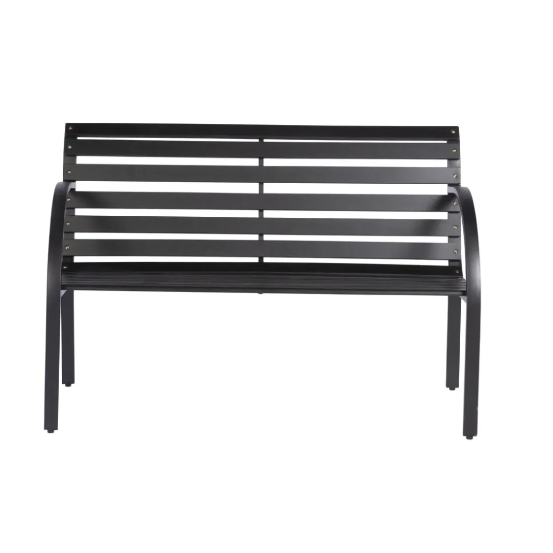 Central Park Tuinbank City Staal/Fsc Eucalyptushout Zwart 122X81,5Cm-Brico Hot