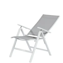 Central Park Tuinstoel Anzio Stapelbaar Aluminium/Textileen Grijs-Brico Sale