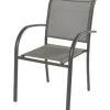 Central Park Tuinstoel Bea Stapelbaar Aluminium/Textileen Antraciet-Brico