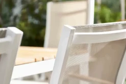 Central Park Tuinstoel Bonifacio Stapelbaar Aluminium/Textileen Taupe-Brico Discount