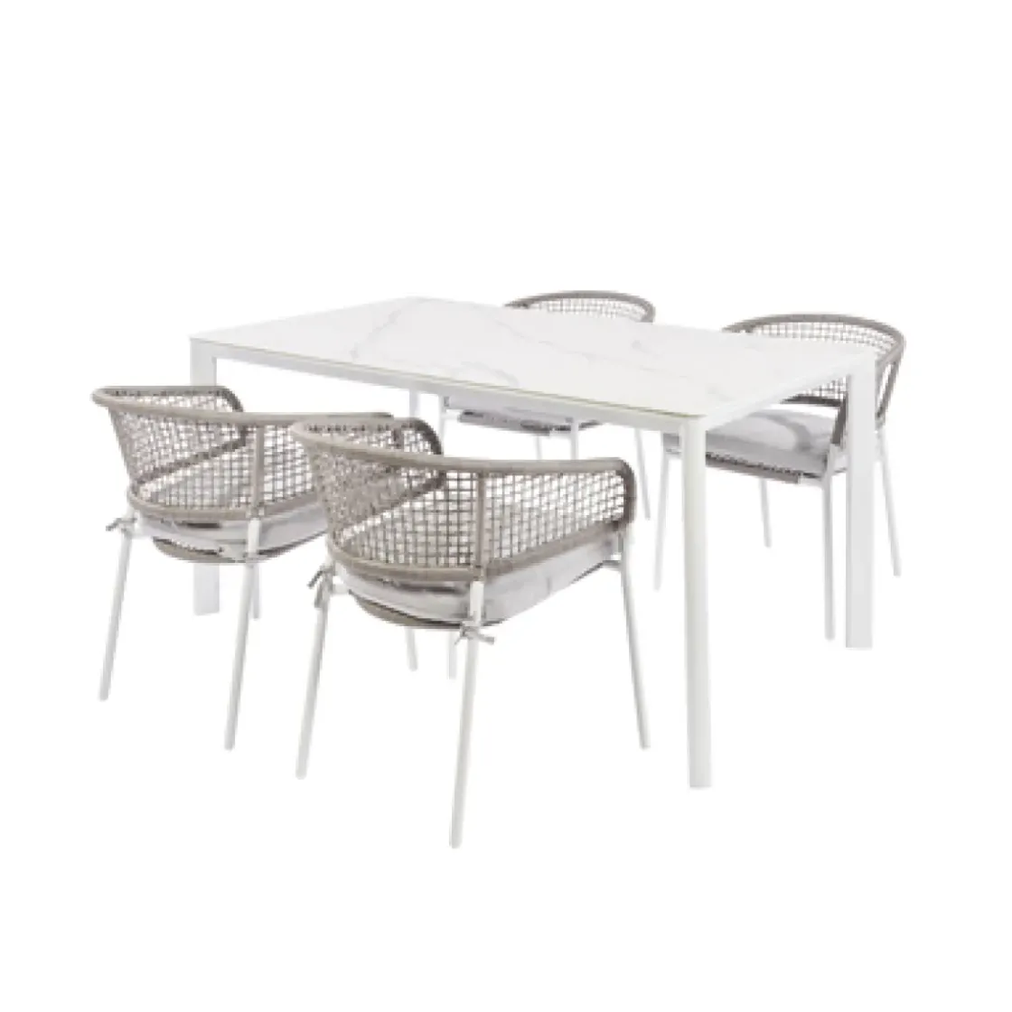 Central Park Tuinstoel Ciotat Aluminium/Wicker 60X61X74Cm-Brico Clearance