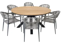 Central Park Tuinstoel Collioure Aluminiuim/Wicker 60X56,5X78Cm-Brico Sale