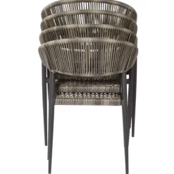 Central Park Tuinstoel Collioure Aluminiuim/Wicker 60X56,5X78Cm-Brico Sale
