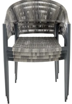 Central Park Tuinstoel Collioure Aluminiuim/Wicker 60X56,5X78Cm-Brico Sale