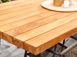 Central Park Tuinstoel Frejus Stapelbaar Wicker Donkergrijs 65,5X62X84Cm-Brico Sale