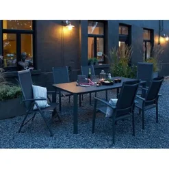 Central Park Tuinstoel Verstelbaar Guillermo Antraciet-Brico New