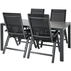 Central Park Tuinstoel Verstelbaar Guillermo Antraciet-Brico New