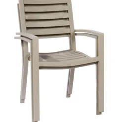 Central Park Tuinstoel Vina Aluminium Grijs-Brico Sale