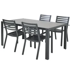 Central Park Tuinstoel Vina Aluminium Antraciet-Brico Online