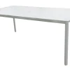Central Park Tuintafel Ciotat Keramiek Glas/Aluminium Verstelbare Poten 205X100X75Cm-Brico New