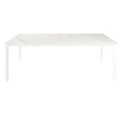 Central Park Tuintafel Ciotat Keramiek Glas/Aluminium Verstelbare Poten 205X100X75Cm-Brico New